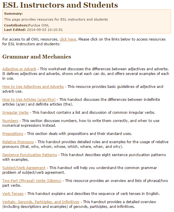 Affordable Price Online Resources For Esl Learners grammar structures for essays - Fullspate